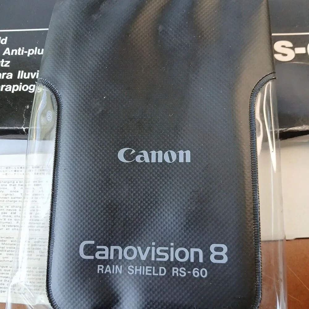 Canon Canovision 8 Rain Shield RS-60 Original In Box Vintage